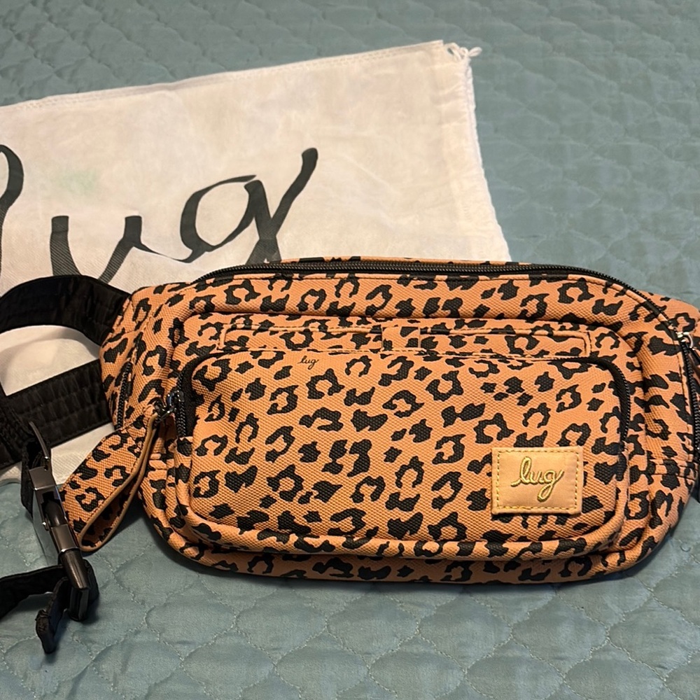 Lug Cheetah Pattern Waist Bag, no tags included but new never used!